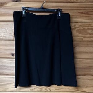 Loft Elegant Black Women's Stretchy Skirt Size S